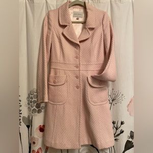 Banana Republic Women’s Spring 2005 Pink Cotton Linen Coat size S— EUC 🧥